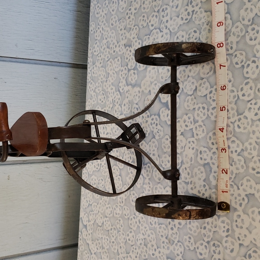 Vintage Metal Tricycle Toy Metal Bicycle Vintage Toy Bicycle Decor - Picture 13 of 15